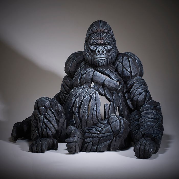 Edge Sculpture - Sitting Gorilla