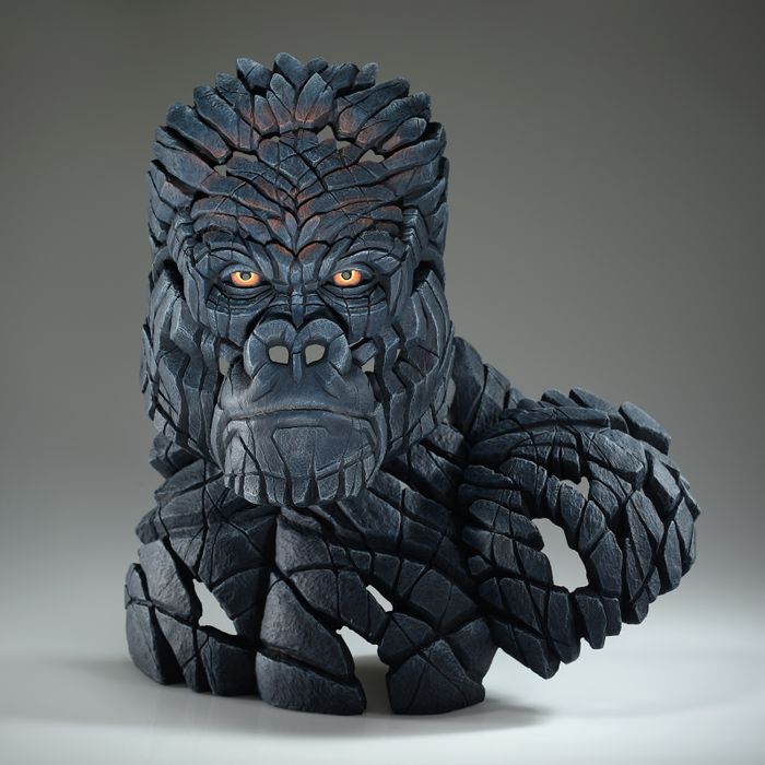 Edge Sculpture - King of the Mountain Gorilla Bust
