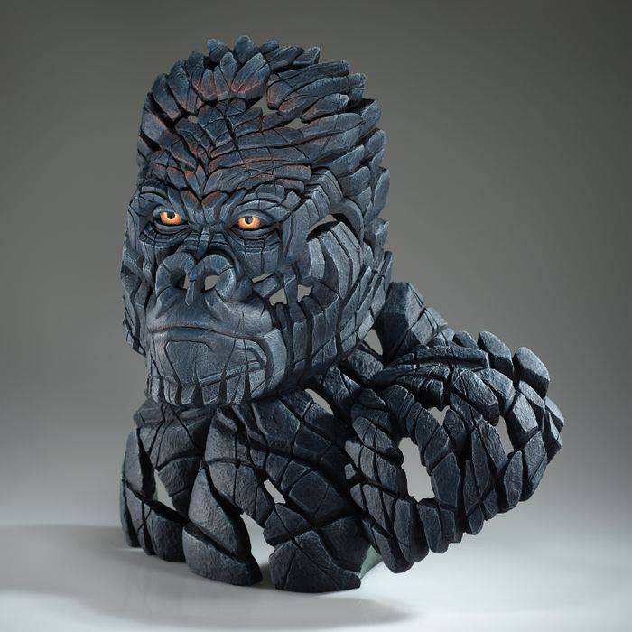 Edge Sculpture - King of the Mountain Gorilla Bust