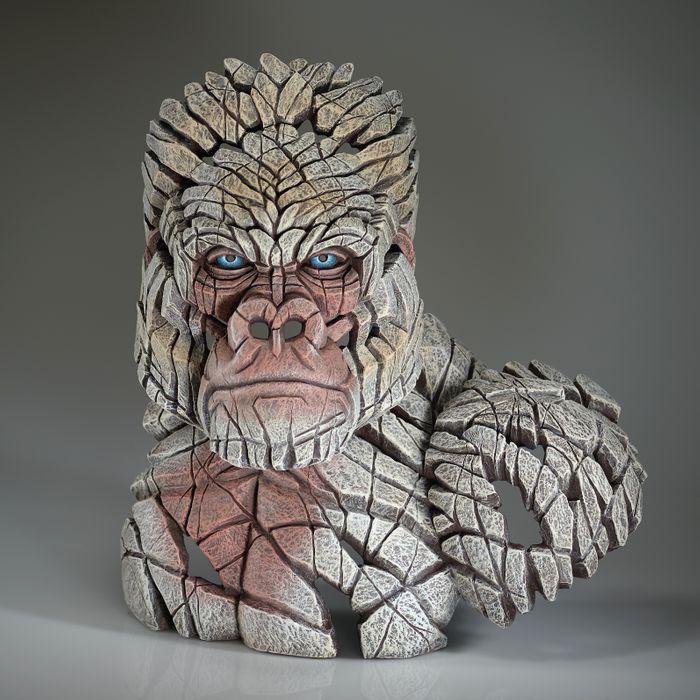 Edge Sculpture - King of the Mountain Gorilla Bust