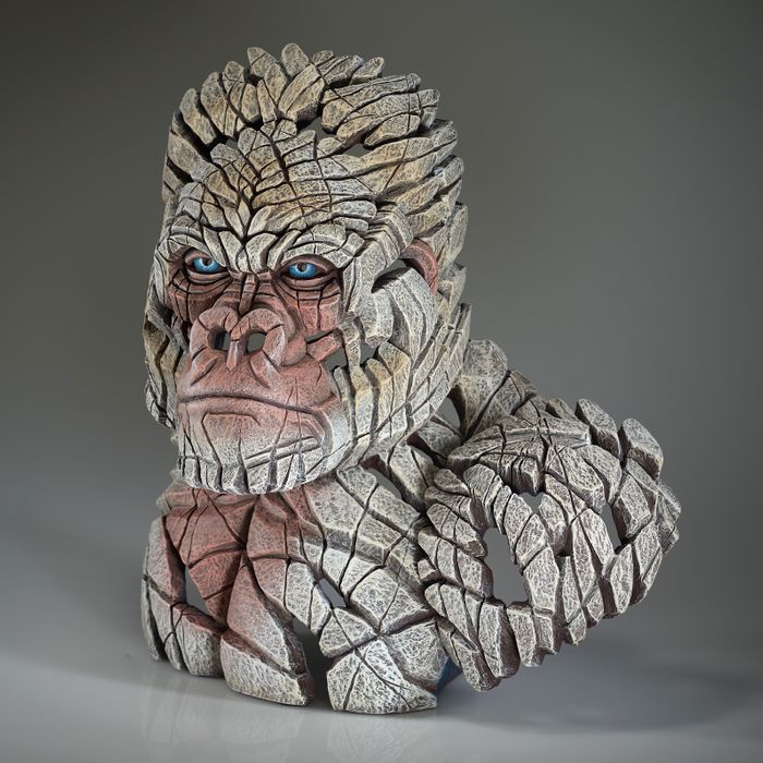 Edge Sculpture - King of the Mountain Gorilla Bust