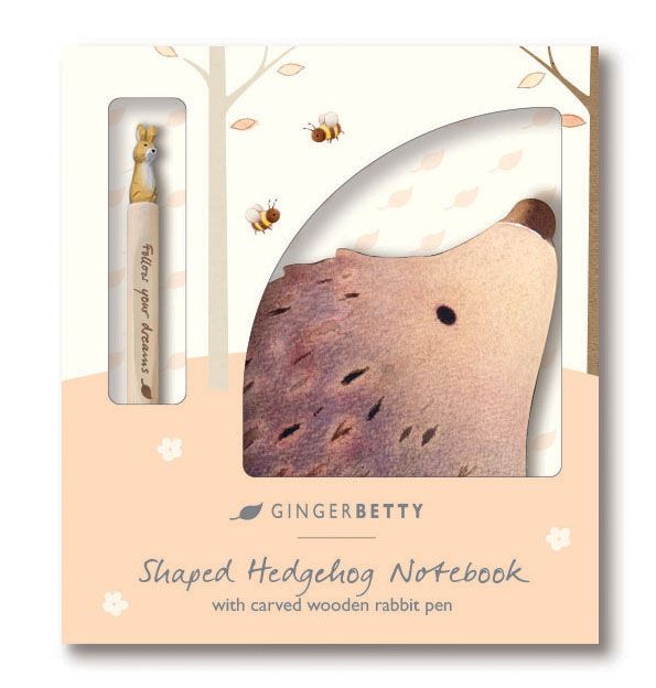 Shaped Notebooks and Carved Wooden Pen gift sets