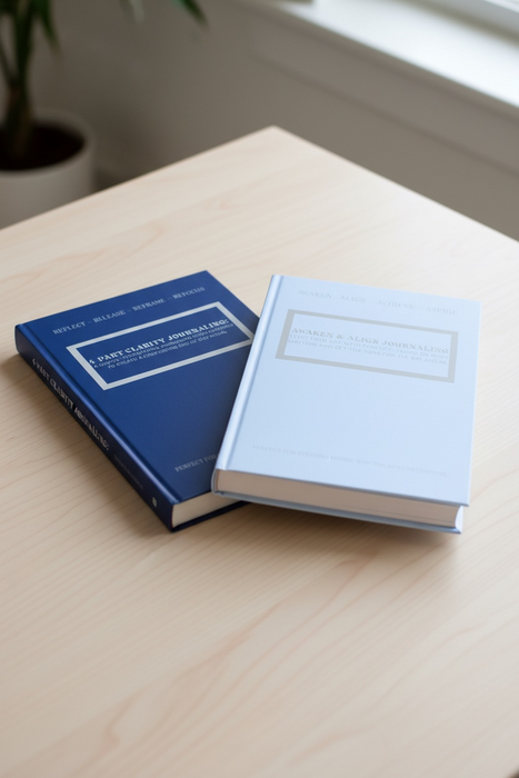 Awake and Align: A calming therapeutic journalling guide designed to create clarity, calm, and Intention