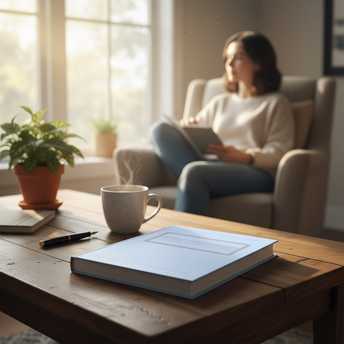 Awake and Align: A calming therapeutic journalling guide designed to create clarity, calm, and Intention