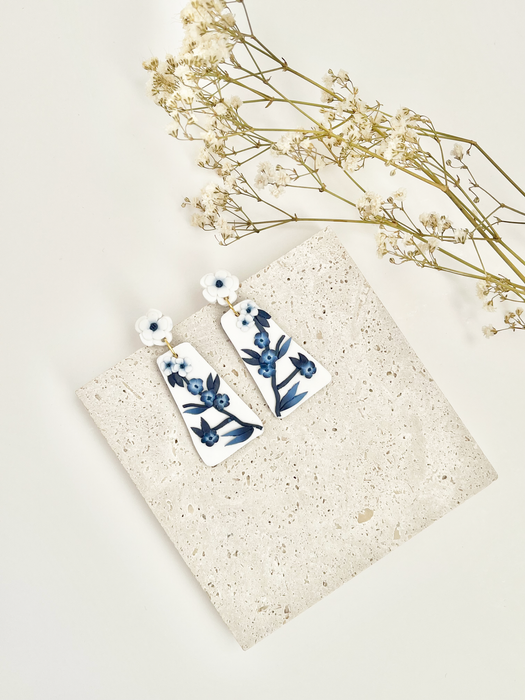 Blue China No. 1 Earrings