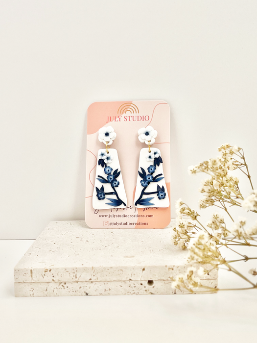 Blue China No. 1 Earrings