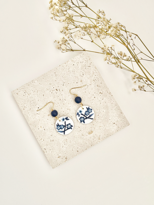 Blue China No. 2 Earrings