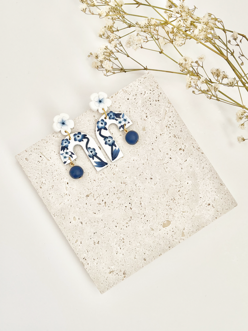 Blue China No. 4 Earrings