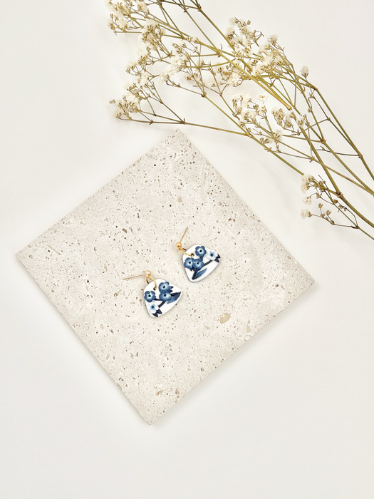 Blue China No. 7 Earrings