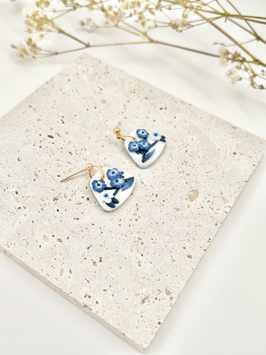Blue China No. 7 Earrings