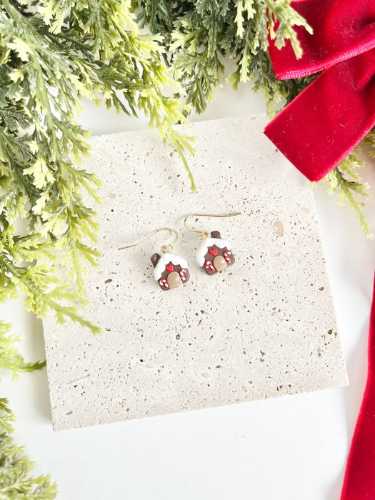 Gingerbread House Earrings