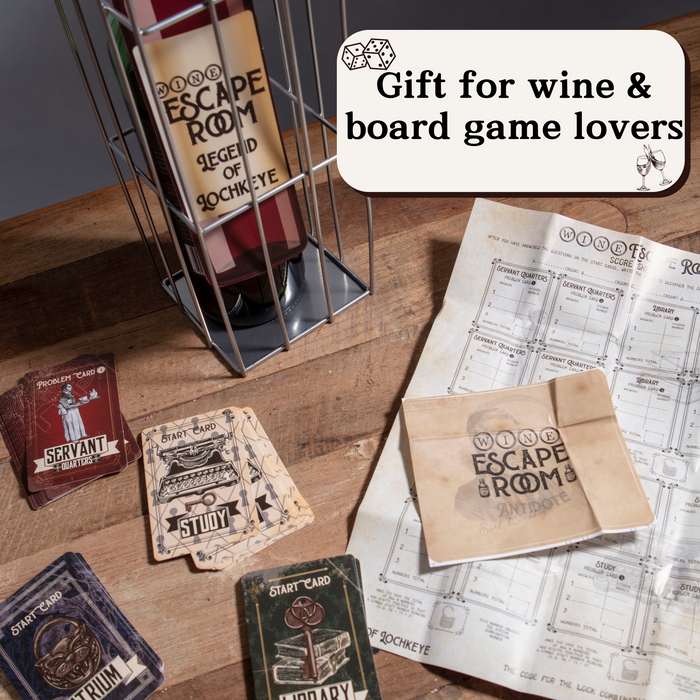 Wine Escape Room Game - Legend of Lochkeye