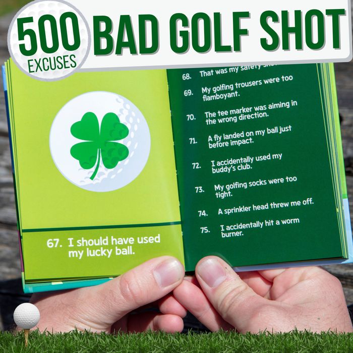 500 Excuses for a Bad Golf Shot  Book