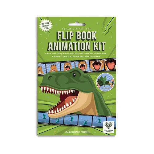 Dynamic Dinosaurs Flip Book Animation Kit