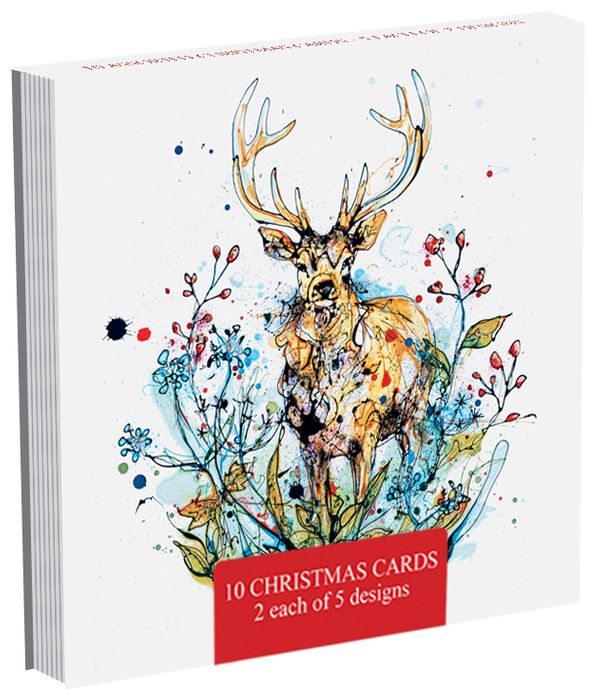 Recycled Christmas Card Packs