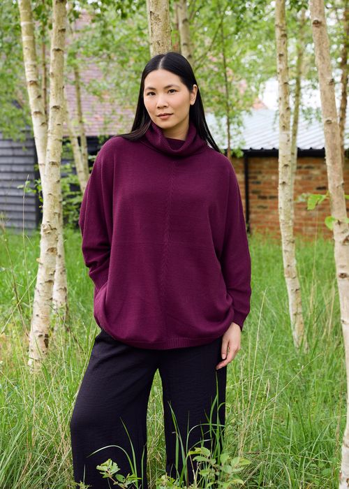 Cowl Neck Oversized Jumper