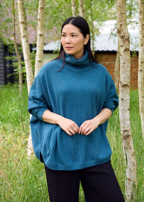 Cowl Neck Oversized Jumper