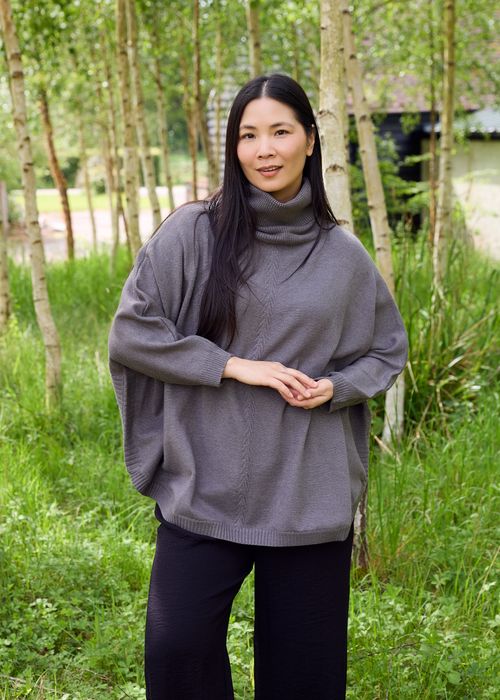 Cowl Neck Oversized Jumper