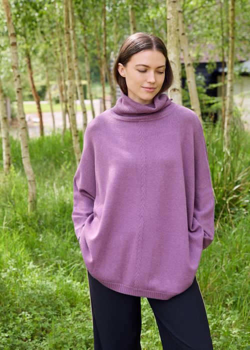 Cowl Neck Oversized Jumper