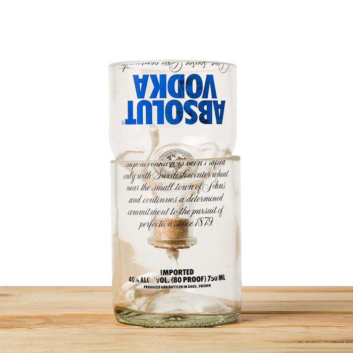 Absolut Vodka Self-Watering Upcycled Planter