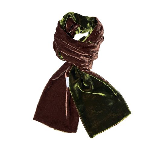 Silk Velvet 2 sided Scarf