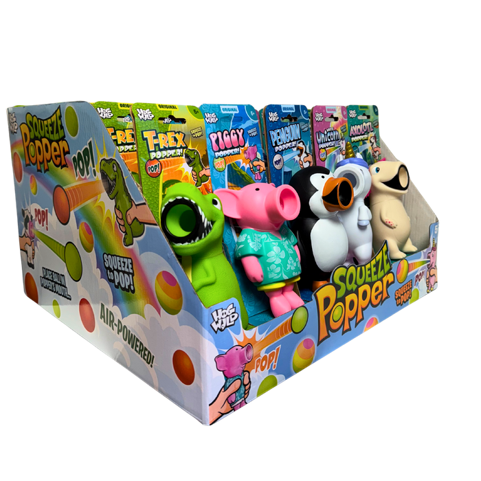Animal Squeeze Poppers range