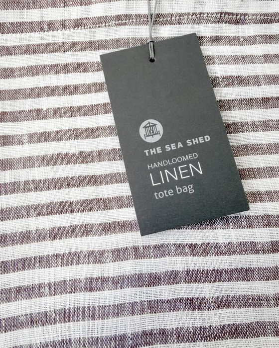 100% Linen Tote Bag Sand