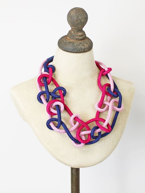 Statement Cord Collar Necklace