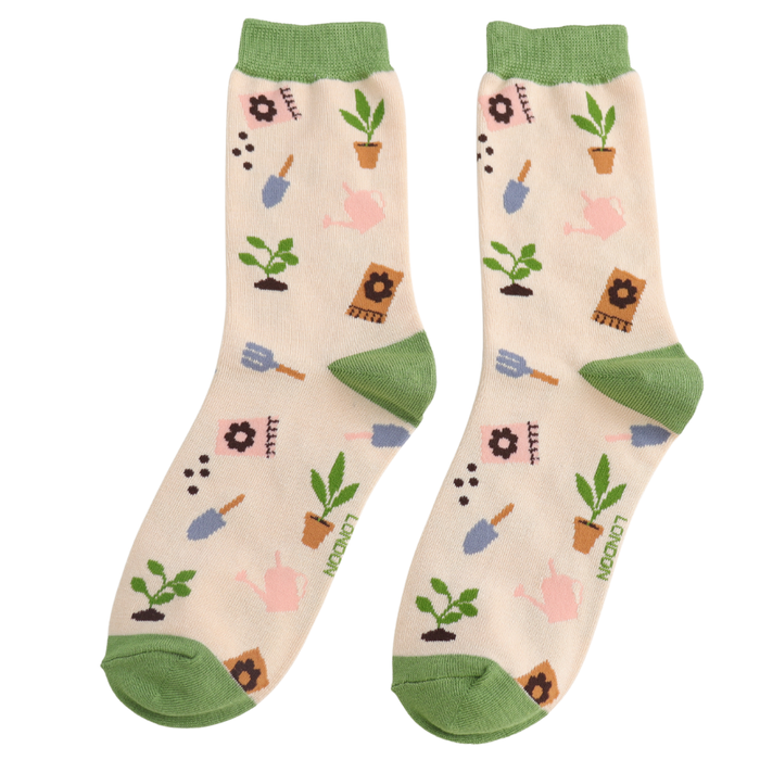 BS030 Women’s Matchbox Socks In the Allotment