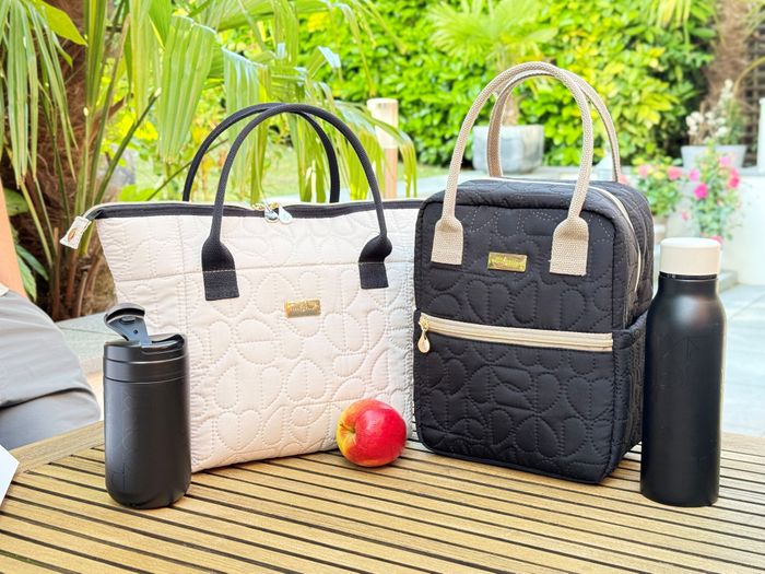 The Oxford Jet and Pebble Insulated Lunch Collection 