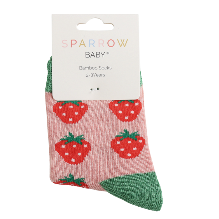 Sparrow Baby Strawberries Dusky Pink