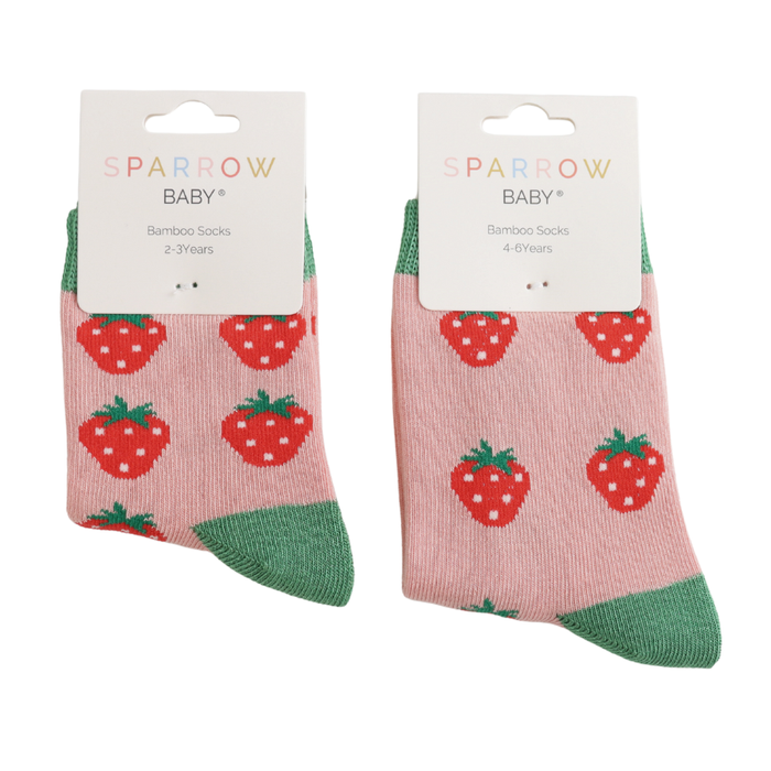 Sparrow Baby Strawberries Dusky Pink