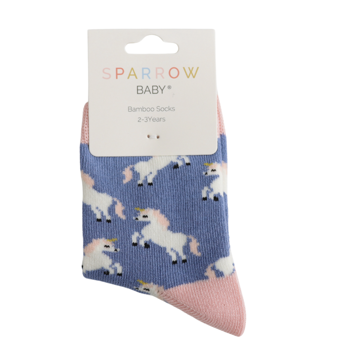 Sparrow Baby Unicorns Denim