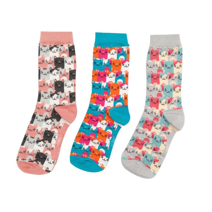 Happy Cats Socks Box