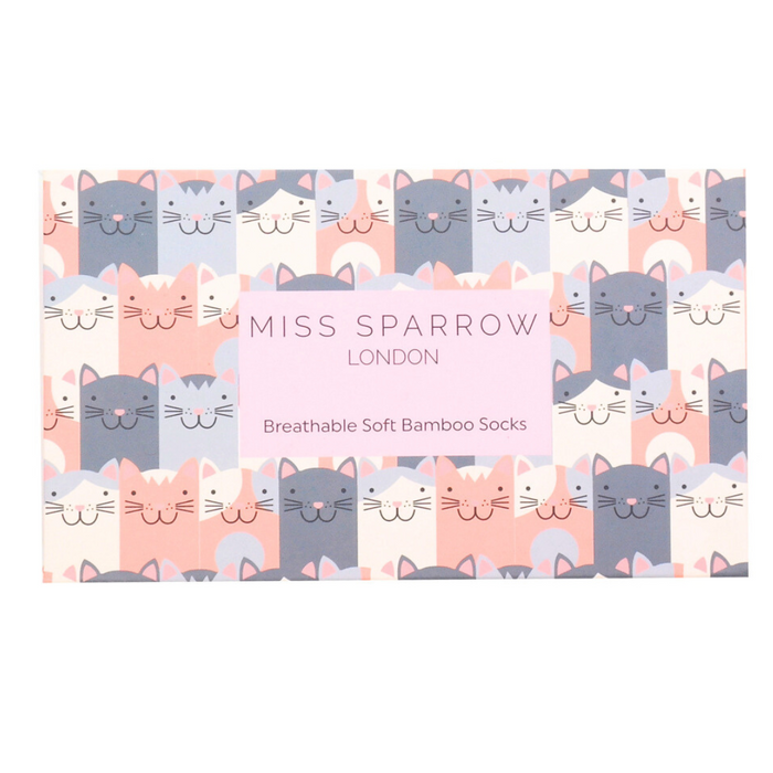 Happy Cats Socks Box