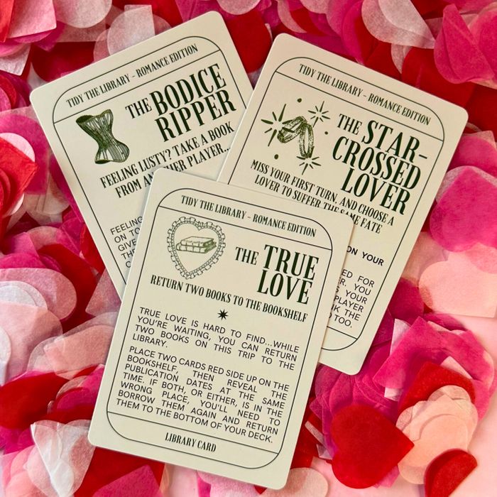 TIDY THE LIBRARY: The Romance Edition