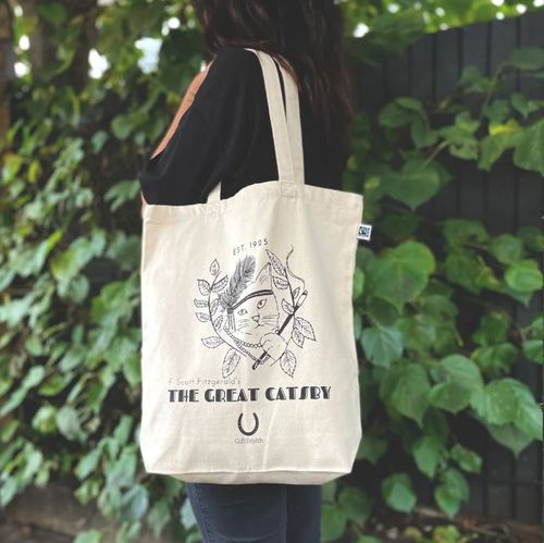 The Great Catsby Fairtrade & Organic Shopper Tote Bag
