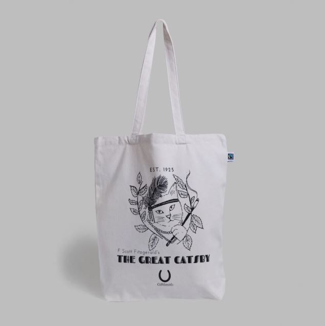 The Great Catsby Fairtrade & Organic Shopper Tote Bag