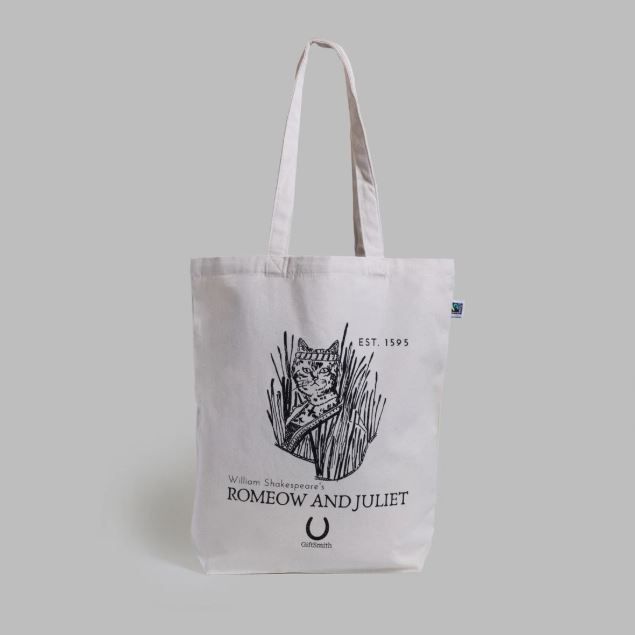 Romeow and Juliet Fairtrade & Organic Shopper Tote Bag
