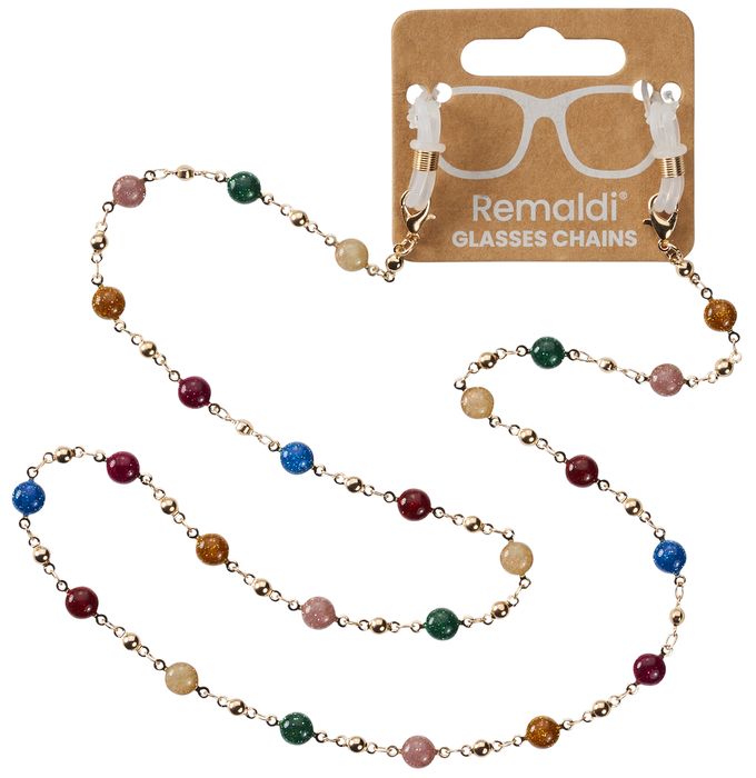 Glasses Chains - Helen Gold Multi - Necklace & Optical Chain