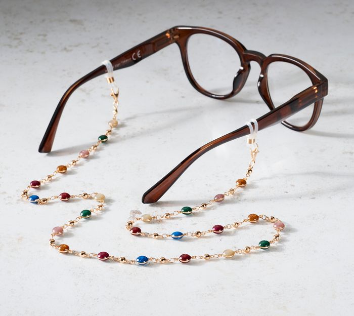 Glasses Chains - Helen Gold Multi - Necklace & Optical Chain