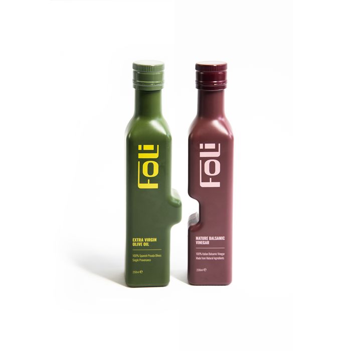 FOLI PREMIUM DRESSING DUO: Extra virgin olive oil 250ml & Mature Balsamic vinegar 230ml