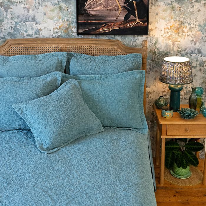 Stonewash Cotton Bedspreads Collection - 8 Colours