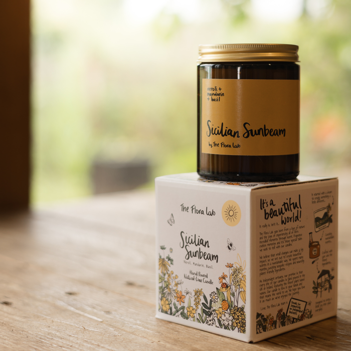 Hand poured natural-wax candles