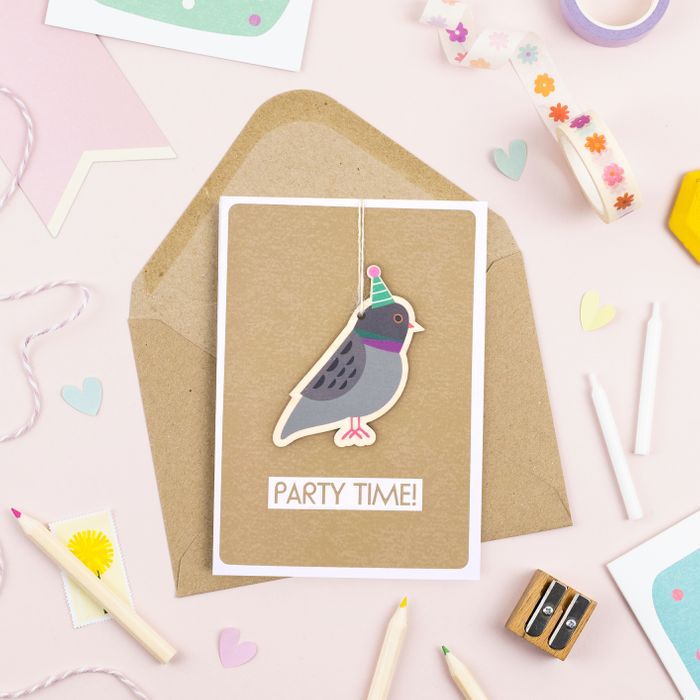 Party Pigeon Card