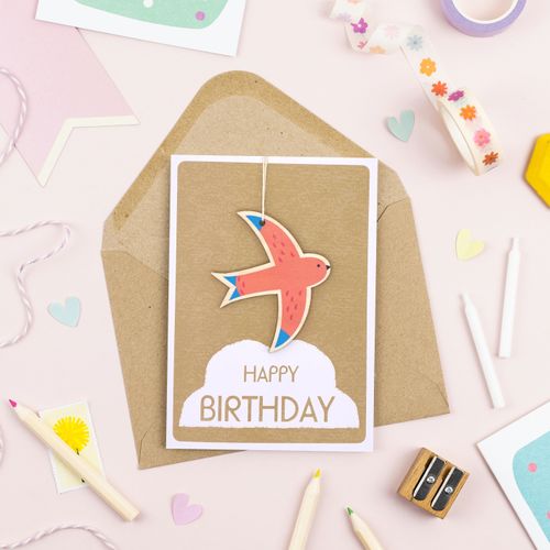 Flying Bird Card