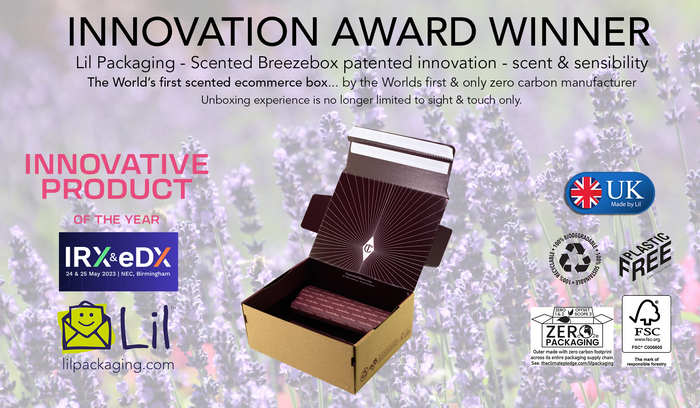 Come and see the world's first scented eCommerce box by Lilpackaging
