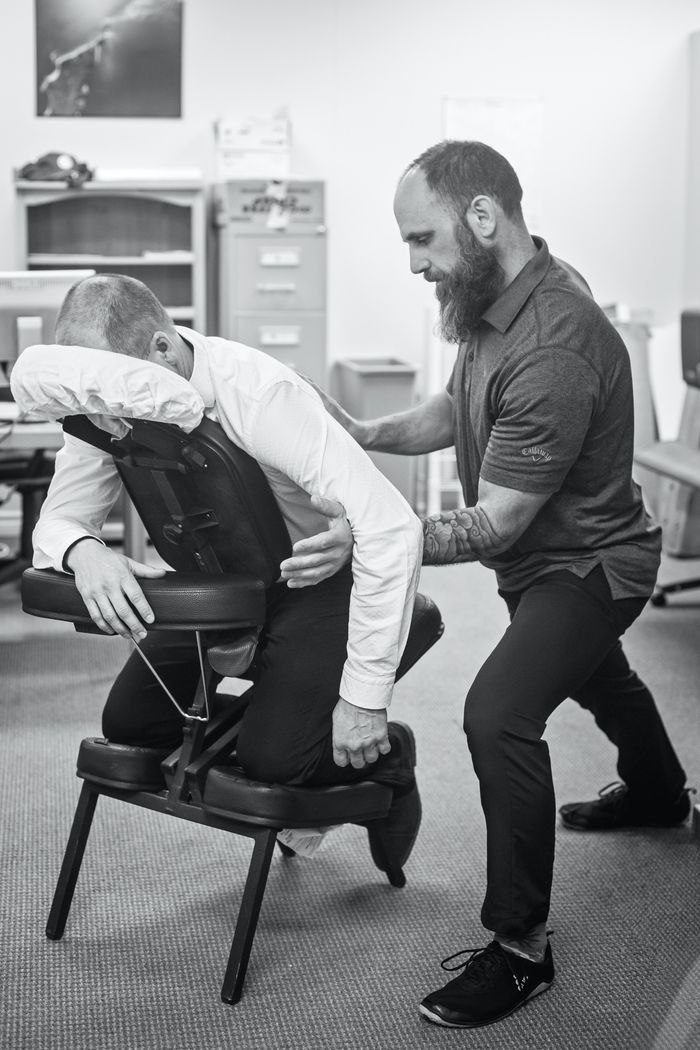 Take 10 and find your zen with a chair massage
