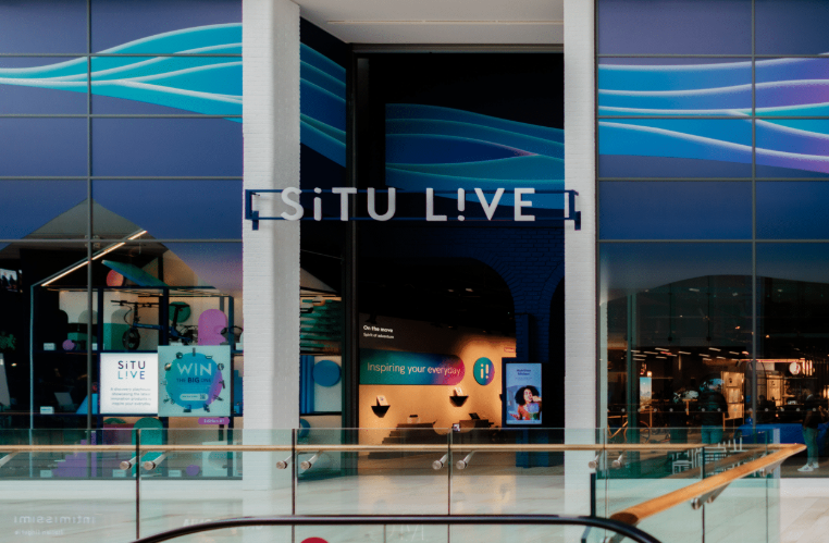 Situ Live restructured a section of its Westfield London store into “micro-apartment ftrederf