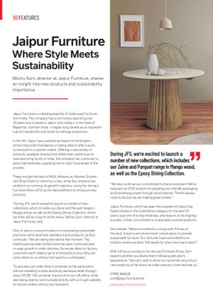 Jaipur Furniture where Style Meets Sustainability